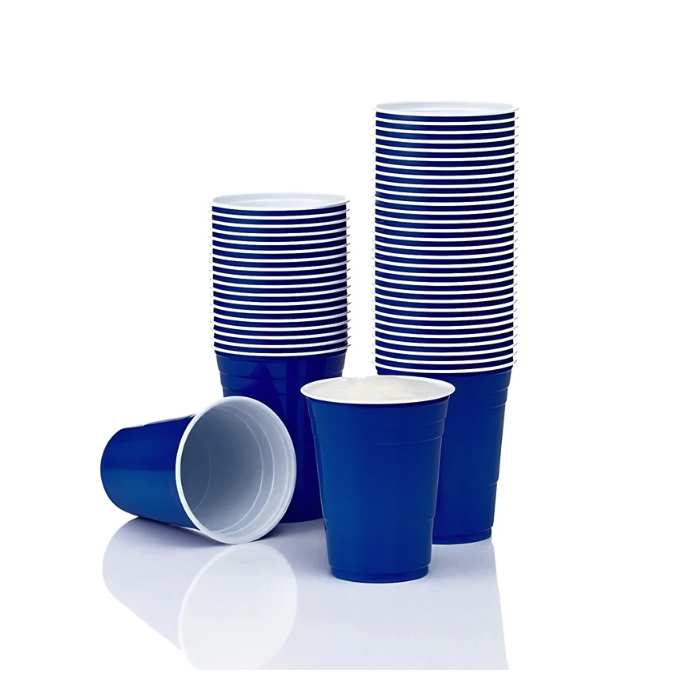 20x Blauwe Bekers - 0,4 liter