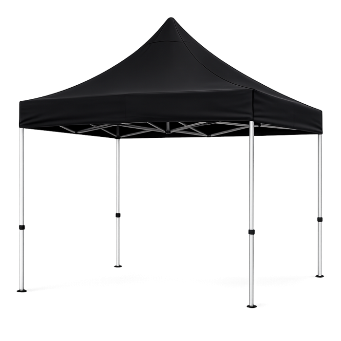 Buiten sterke paviljoen 3x3 m zwart - 19,5 kg