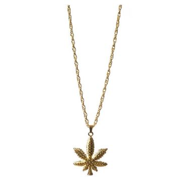 Marijuana gouden ketting