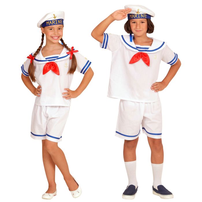 Retro zeeman kostuum voor kinderen