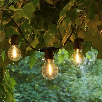 Lichtsnoer 5 meter met 10x waterdichte lampen