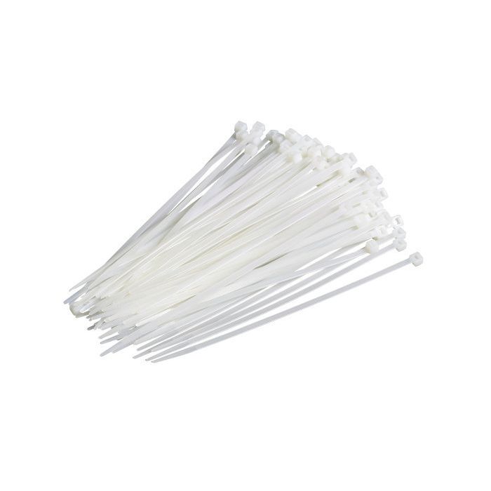Kabelbinders strips wit 3x200 mm - 100x