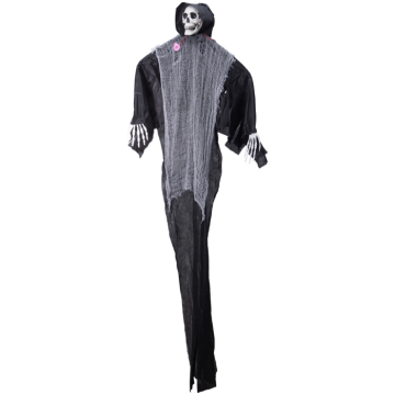 Halloween decoratie hangend skelet 220 cm