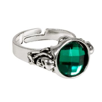 Ring met groene steen - one-size