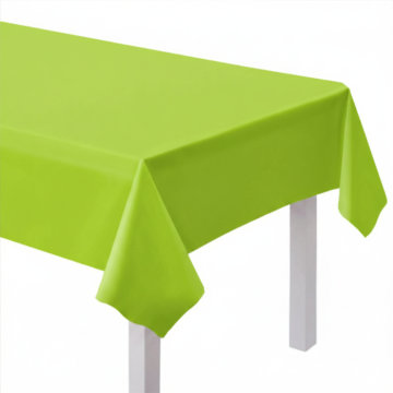 Limegroen papieren tafelkleed - 120x180 cm