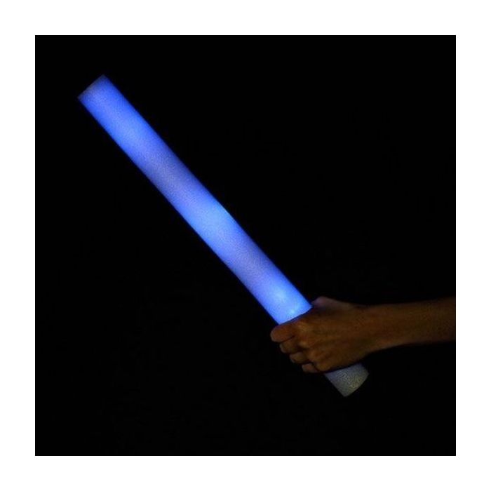LED schuimstaaf Blauw - 47 cm