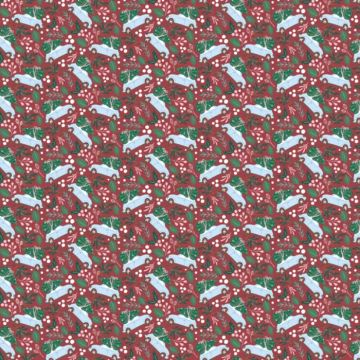 Kerstcadeaupapier auto’s met kerstbomen rood 70x200 cm