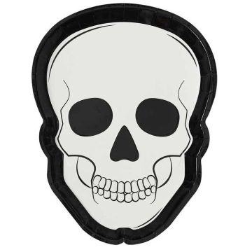 Skelethooftallerkens 8x