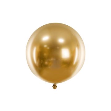 Gouden Chrome ballon 60 cm