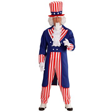 Patriottisch USA-kostuum voor heren