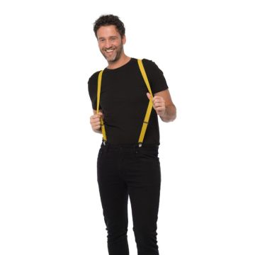 Gele schouderbanden one-size unisex