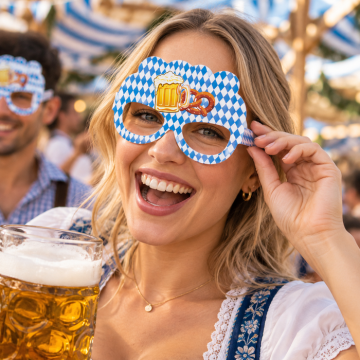 Oktoberfest brillen van karton x10