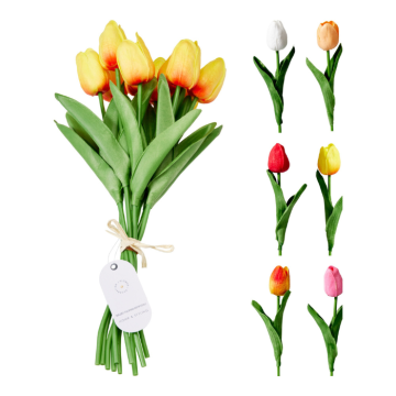 kunstmatige tulpen 10 stk - 32 cm assorti
