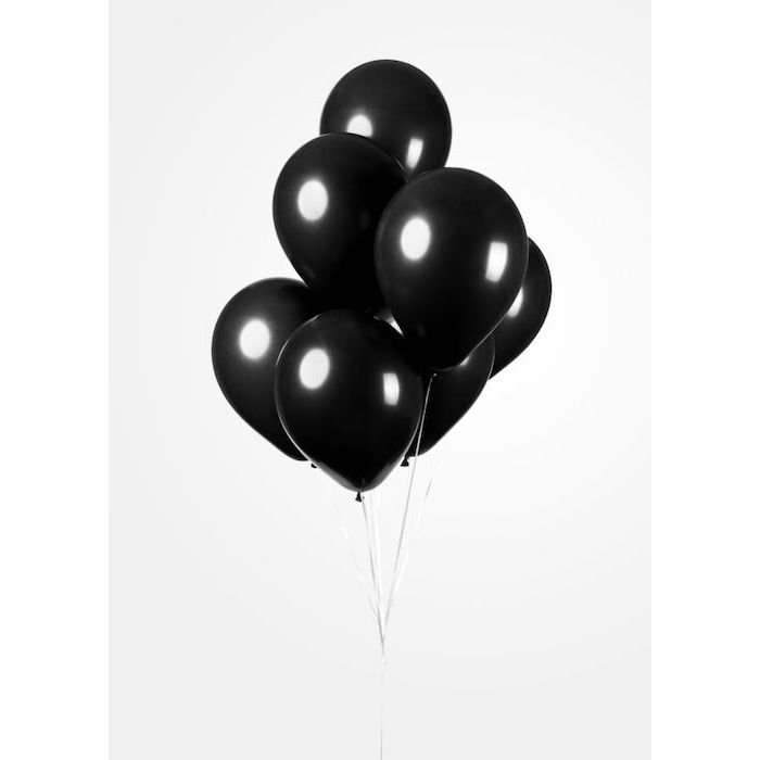 Zwarte Ballonnen 100x - 30 cm
