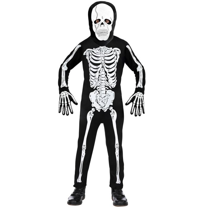 Skelet kostuum voor jongens met masker