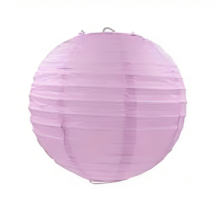 Pastel paarse papieren lantaarn 40 cm