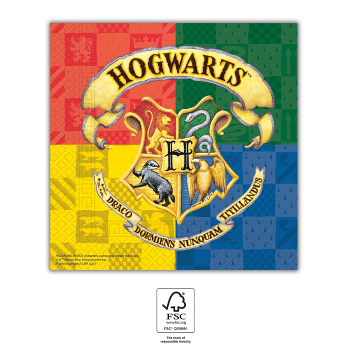 Harry Potter® servetten 20x - 33x33 cm