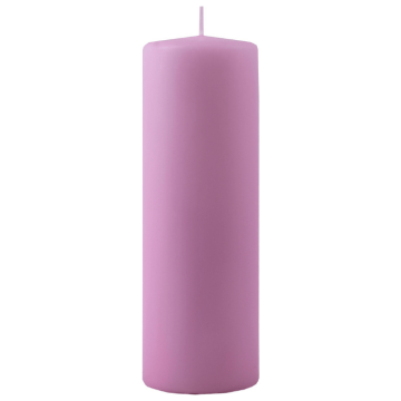 Blokkaars parelmoer roze 1x - 6x18 cm