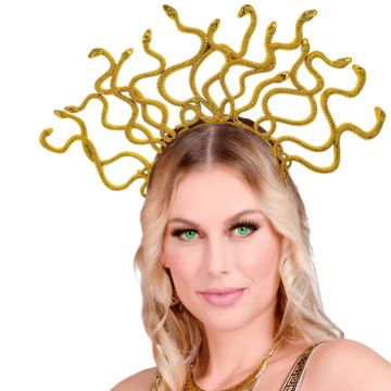 Medusa gouden haarband
