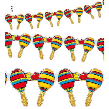 Mexicaanse maracas slinger - 3 m