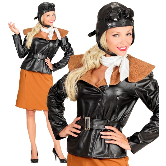 Retro stewardess kostuum voor dames