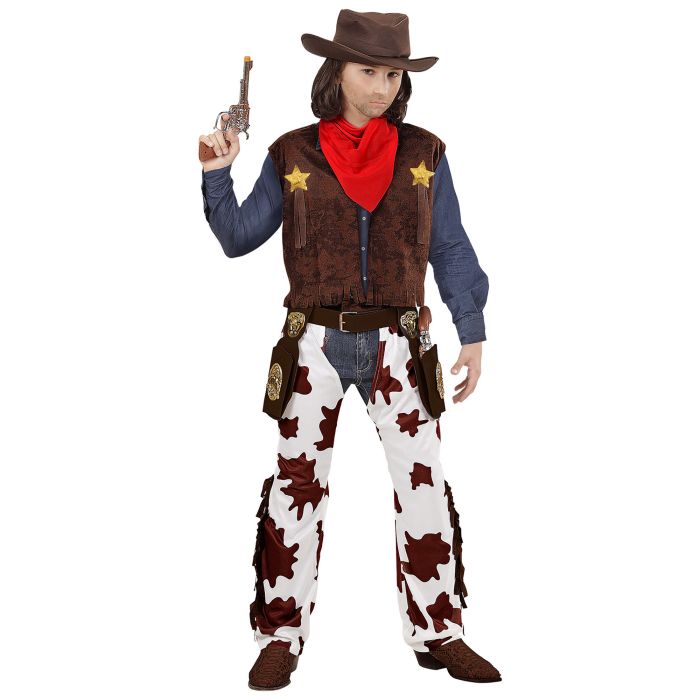 COWBOY (vest, chaps, hoed, bandana) Multikleur