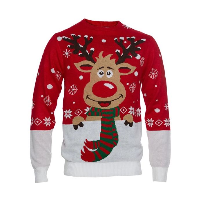 Kersttrui Rudolf biologisch katoen