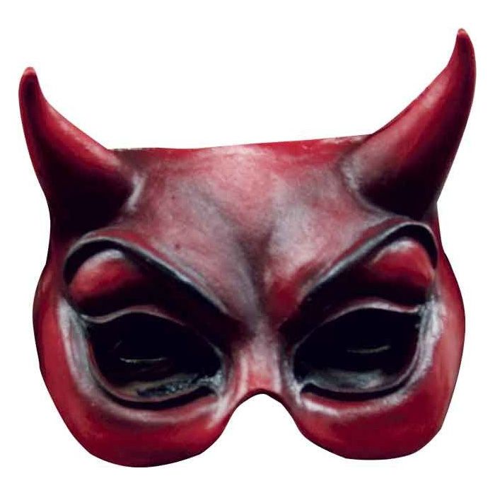 Rode halve duivelmasker