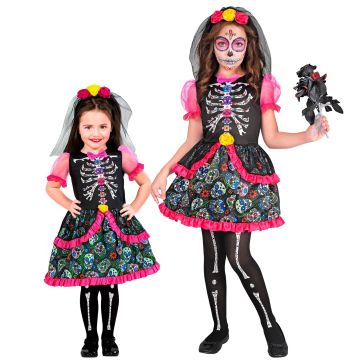 Dia de los Muertos kostuum voor meisjes