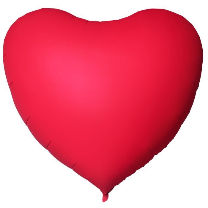 XXL hart folieballon -  40x80x140 cm