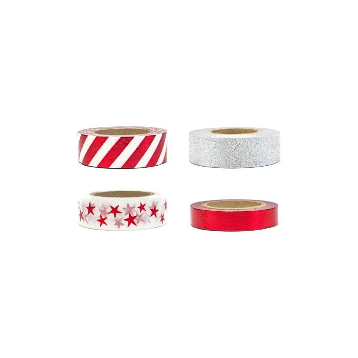 Decoratietape mix 4x - 10 m