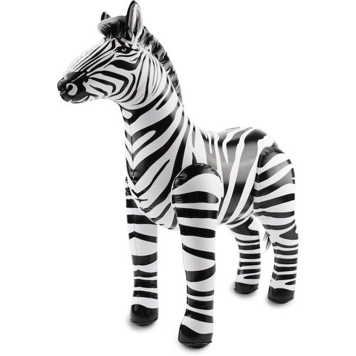 Opblaasbare Zebra - 60 x 55 cm