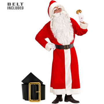 Deluxe kerstman kostuum voor heren