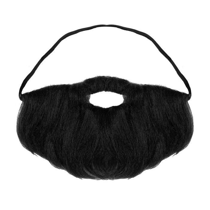 Zwarte volle baard