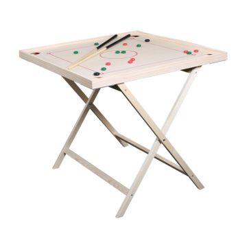 Bobspel van hout inclusief poten - 88x88 cm