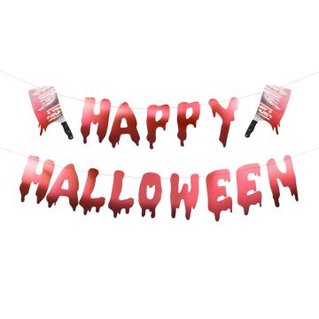 Happy Halloween banner 120 cm