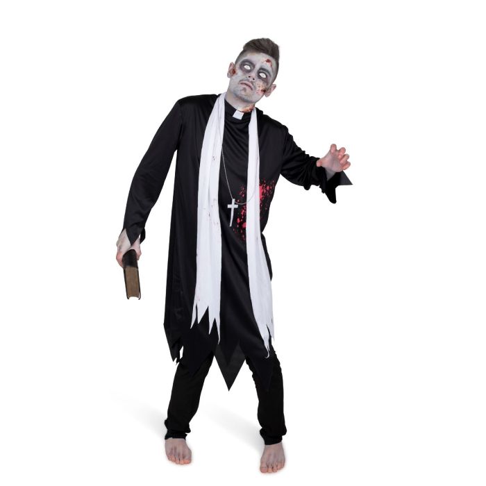 Zombie priester kostuum