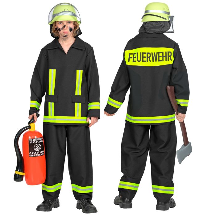 Duitse brandweerman kostuum voor jongens