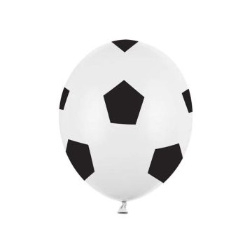 Voetbal Latex Ballonnen 6x - 30 cm