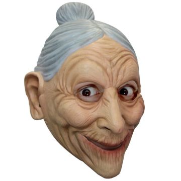 Grappige oude dame masker