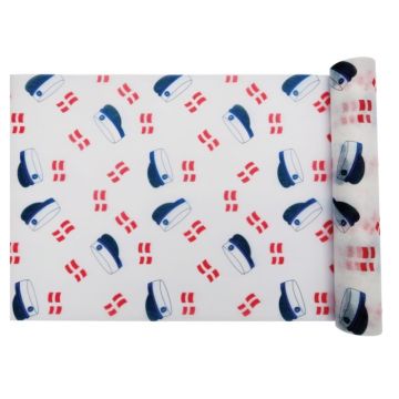 Blauw Student Tafelrunner - 28 cm x 4 m 
