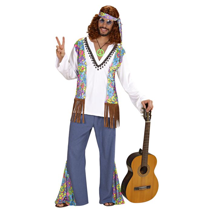 Woodstock hippie-kostuum voor heren