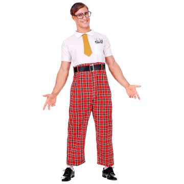 Nerdkostuum voor heren met brillen