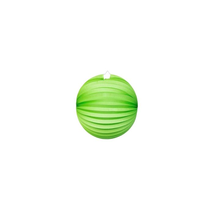 Ronde Papieren Lantaarn in Lichtgroen - 25 cm