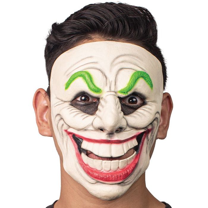 Griezelige joker clownmasker