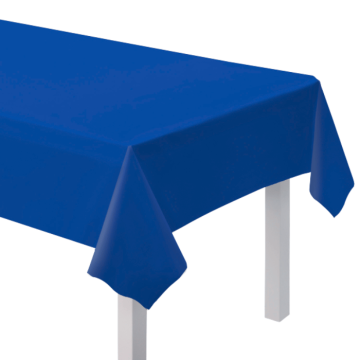 Donkerenblauwe papieren tafelkleed - 120x180 cm