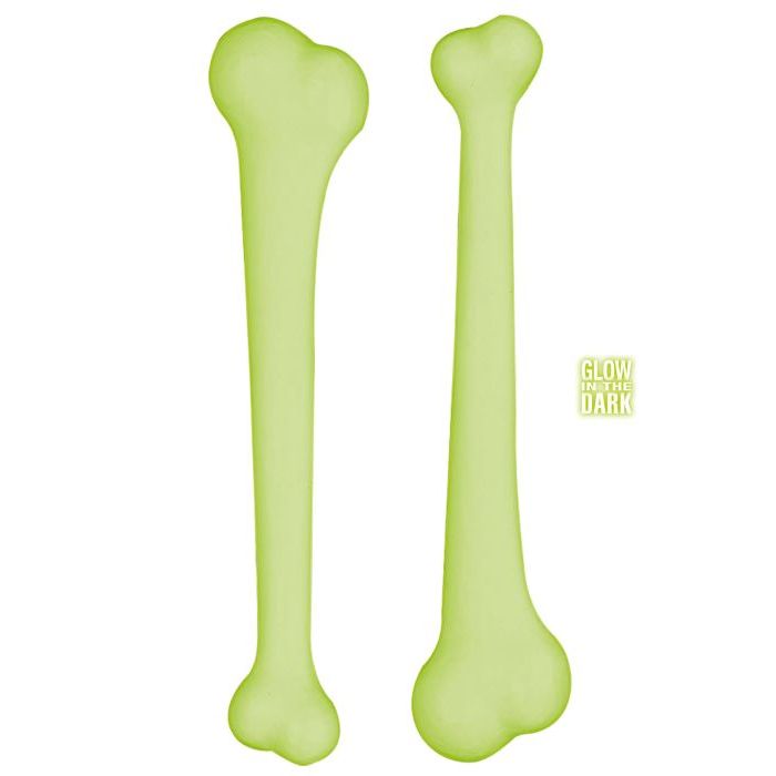 Glow-in-the-dark bot maracas - 2x