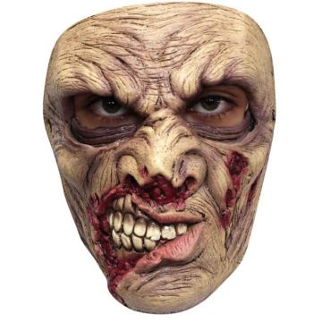 Griezelig halloween zombie masker