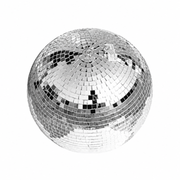 Discobal zilver - 30 cm inclusief haakje