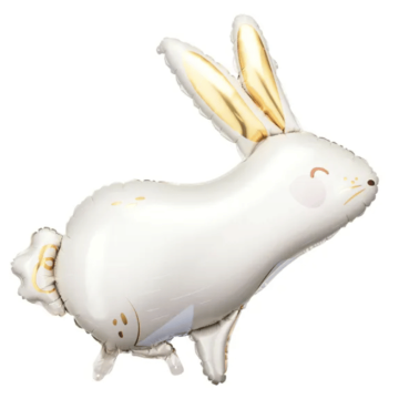 Konijn folie ballon - 67x88 cm
